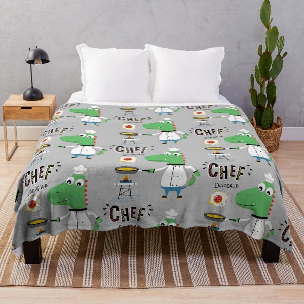 Item preview, cool dinosaur chef making omelet, cute dinosaur chef fried egg, cartoon dinosaur chef in the kitchen designed and sold by GreyStanzione1.