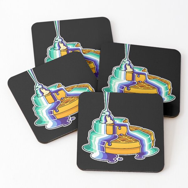 Item preview, Gay Man Pride Waffles LGBT designed and sold by flannmoriath.