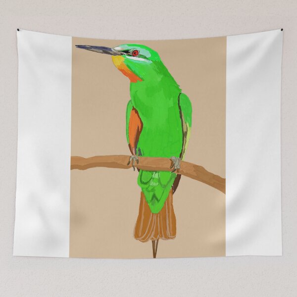 Item preview, Blue Cheeked Bee Eater designed and sold by pinkyjainpan.