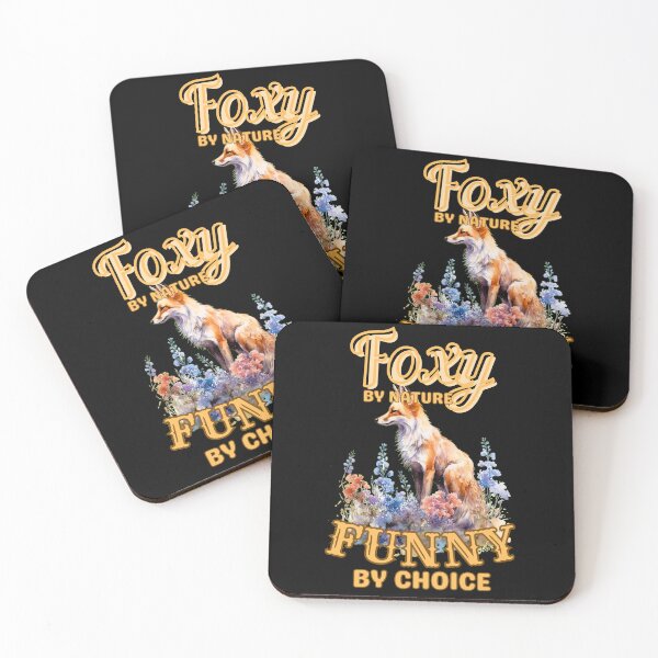 Item preview, Foxy By Nature, Funny By Choice. fox saying designed and sold by FoxVibes.