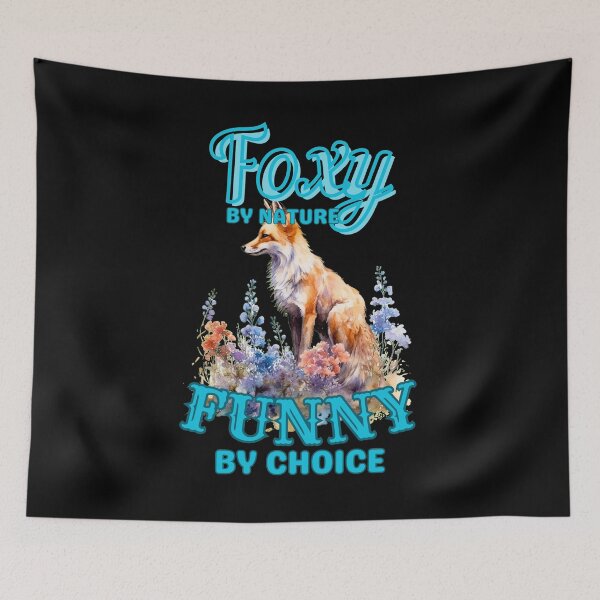 Item preview, Foxy By Nature, Funny By Choice. snow fox designed and sold by FoxVibes.