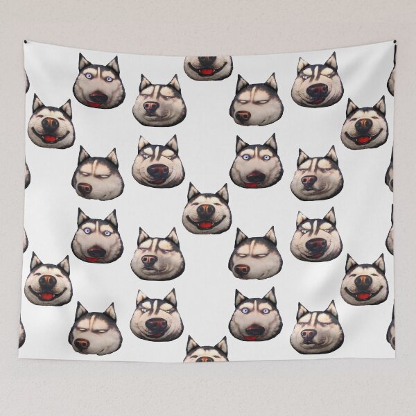 Aperçu de l'œuvre pack visage meme husky créée et vendue par ipoppppp.