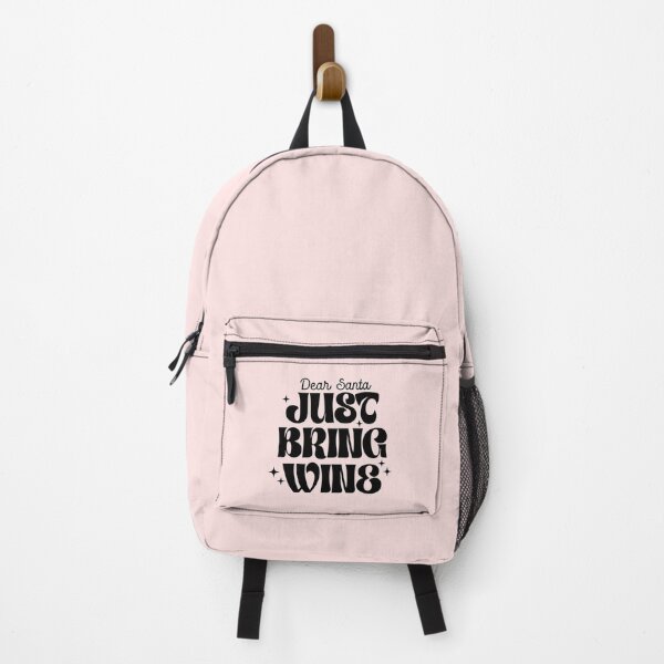 Item preview,  Dear Santa Just Bring Wine retro black text designed and sold by Susan-Marie220.