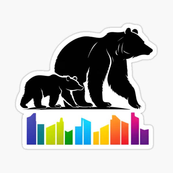 Mama Bear Svg Stickers for Sale