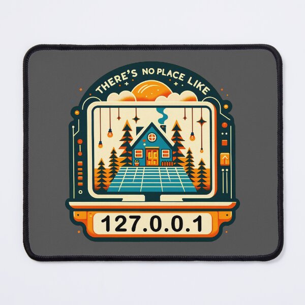 Item preview, There's No Place Like 127.0.0.1  designed and sold by Rice Rocca.