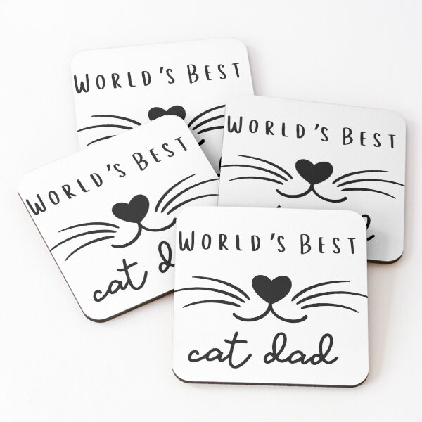 Item preview, World’s Best Cat Dad designed and sold by sunnygothdesign.