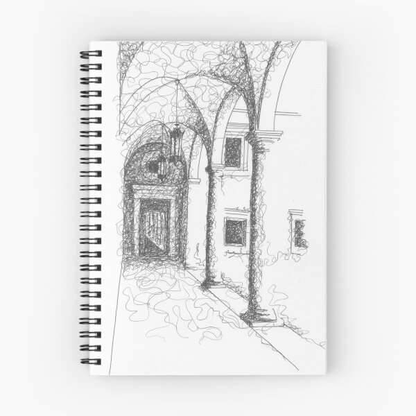 Aperçu de l'œuvre Scribble de la bibliothèque publique de Boston et dessin à l'encre créée et vendue par KevinDix.