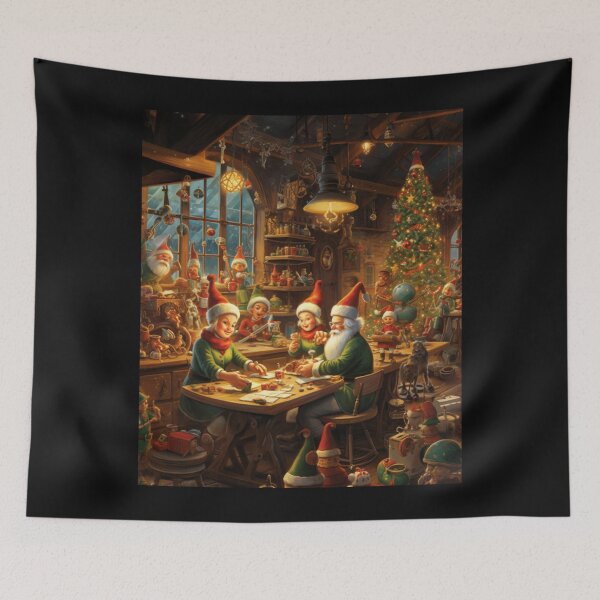 Item preview, Enchanted Santa's Workshop designed and sold by JLCableStudio.