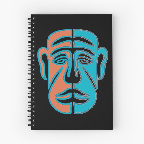 Item preview, Orange and blue face mask designed and sold by DaveDanchuk.