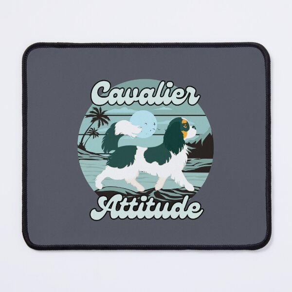 Item preview, Cavalier King Charles Spaniel Cavalier Attitude Vintage Retro Beach designed and sold by stargazerhill.