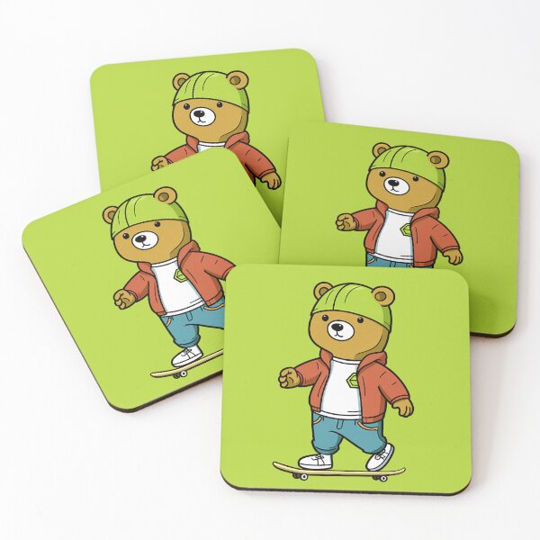 Item preview, Surfskate Teddy Bear designed and sold by kongkorakrich.