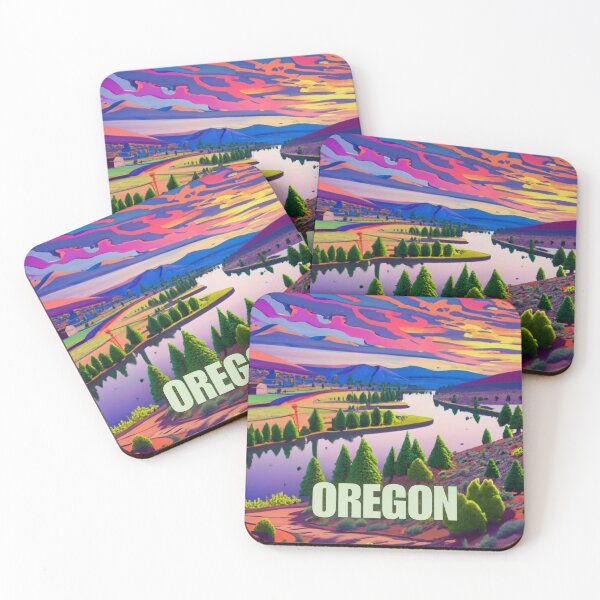 Item preview, Beautiful Oregon River, Mountains, And Trees designed and sold by OregonsOwn.