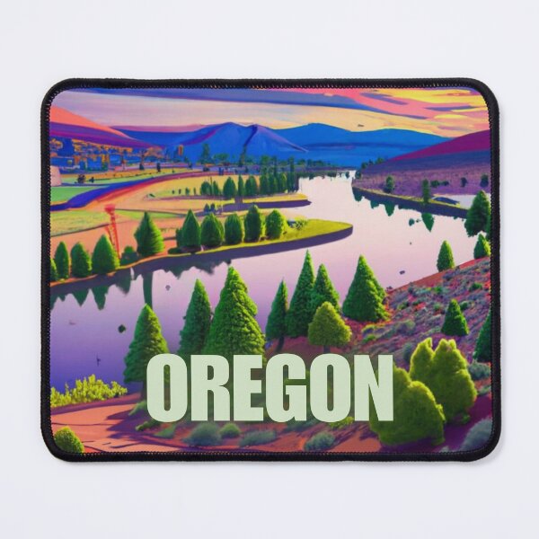 Item preview, Beautiful Oregon River, Mountains, And Trees designed and sold by OregonsOwn.
