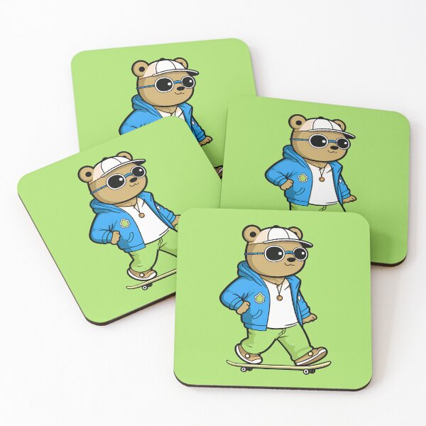 Item preview, Surfskate Teddy Bear designed and sold by kongkorakrich.