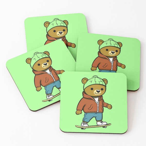 Item preview, Surfskate Teddy Bear designed and sold by kongkorakrich.