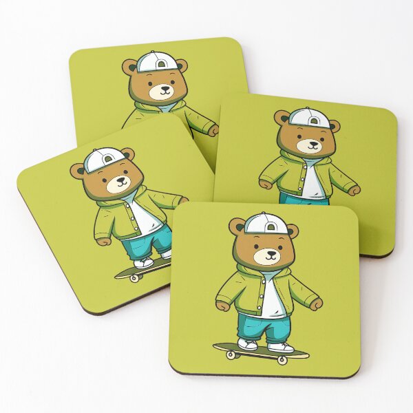 Item preview, Surfskate Teddy Bear designed and sold by kongkorakrich.