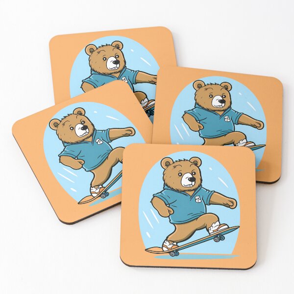 Item preview, Surfskate Bear designed and sold by kongkorakrich.