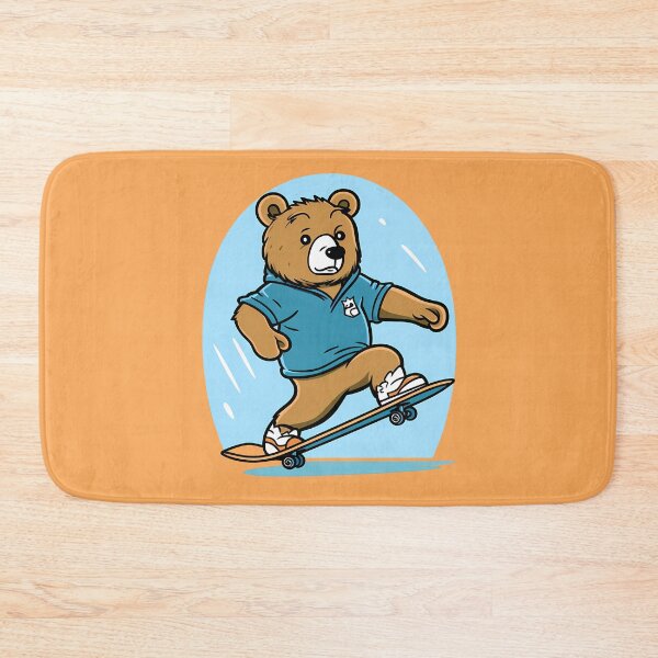 Item preview, Surfskate Bear designed and sold by kongkorakrich.