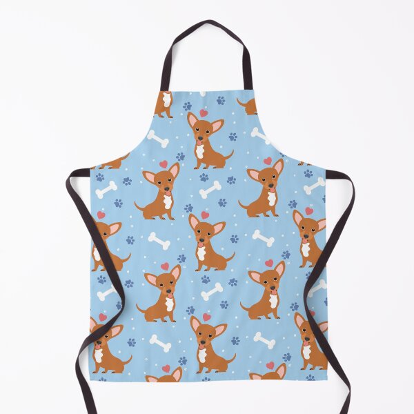 Item preview, Red White Chiweenie Dachshund Chihuahua Mix Upright Ears designed and sold by Lulupainting.