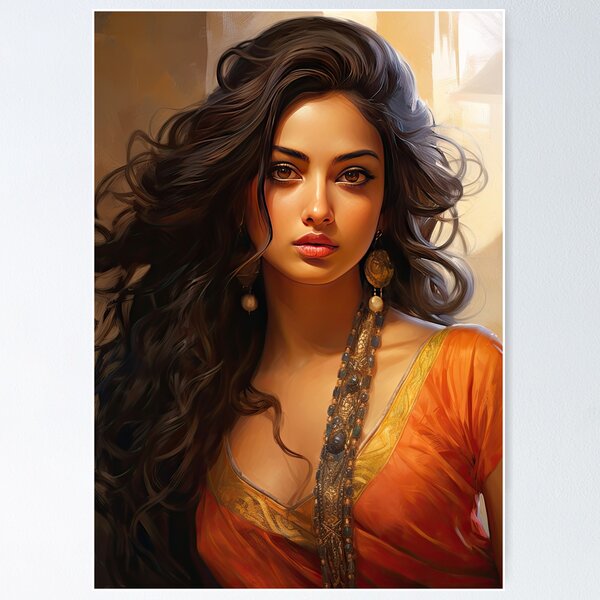 Item preview, Radiant Beauty: Elegance Personified designed and sold by krishutd.