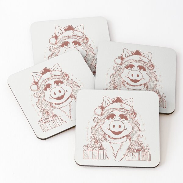 Artikelvorschau, Festliche Scherze, Miss Piggy entworfen und verkauft von Retro Travel Design.