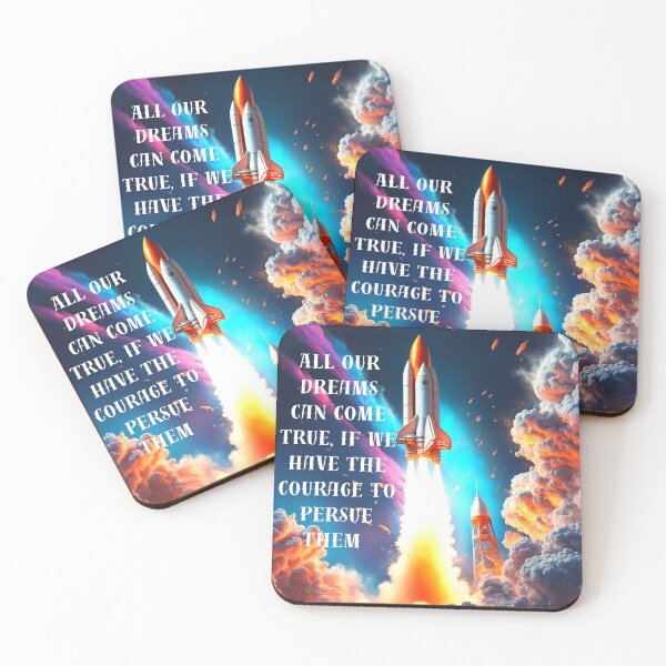 Item preview, All Our Dreams Can Come True, If We Have The Courage To Pursue Them designed and sold by VisionGalaxyDesigns.