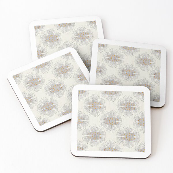 Item preview, Otherworldly Creatures - Light Grey abstract design designed and sold by anzelas.
