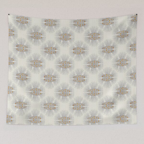 Item preview, Otherworldly Creatures - Light Grey abstract design designed and sold by anzelas.