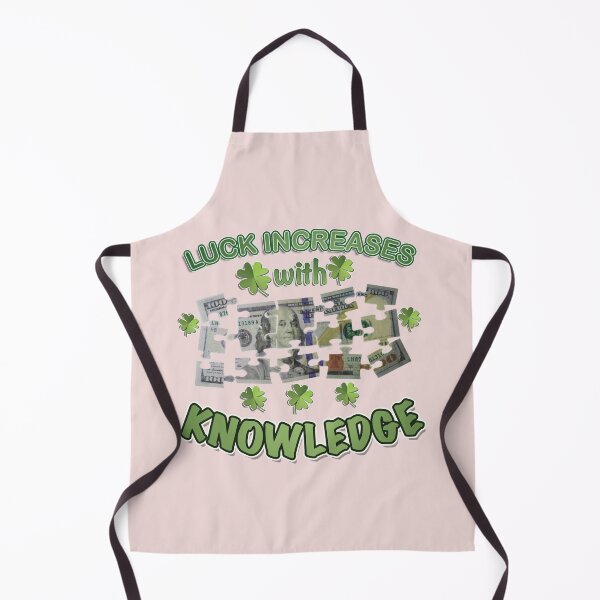 Item preview, Luck Increases with Knowledge designed and sold by AychtuoImages.