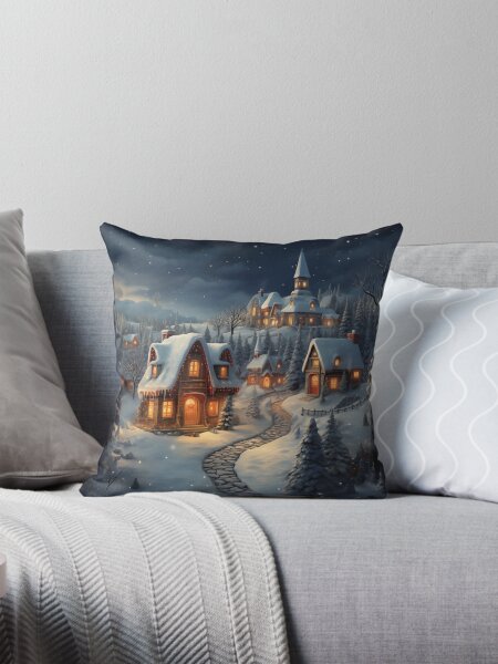 Artikel-Vorschau von Weihnachts-Winterdorf, designt und verkauft von ArtDuoStudios.