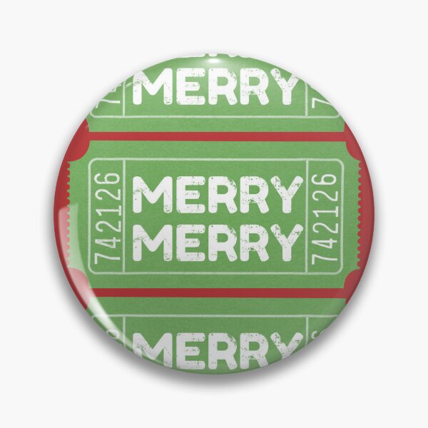 Item preview, Retro Merry Christmas Good Times Ticket designed and sold by clmstudio.