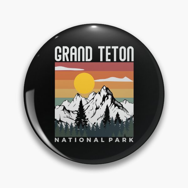 Artikelvorschau, Grand Teton National Park Retro Visit Grand Tetons Gear entworfen und verkauft von DynamicDesign.