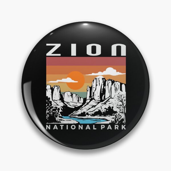 Item preview, Zion National Park Retro Visit Utah Zion National Park Zion Gear designed and sold by DynamicDesign.