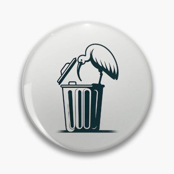 Item preview, The Quirky Bin Chicken designed and sold by Retro Travel Design.