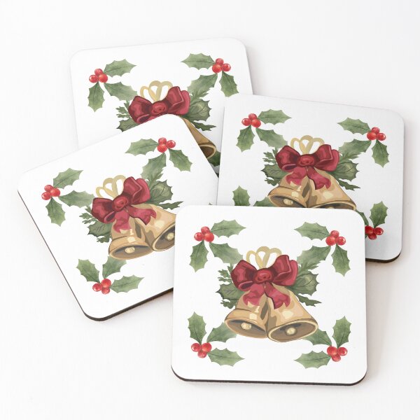 Item preview, Bell with marron bow for holiday season designed and sold by Max & Jacob Publishing.