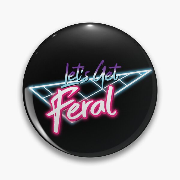 Artikelvorschau, Let's Get Feral Retro 80's Funny Wild Feral Retro Feral Gear entworfen und verkauft von DynamicDesign.