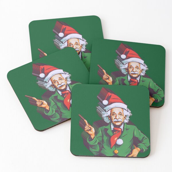 Item preview, Retro vintage Christmas elf Albert Einstein  designed and sold by VieBelieve.