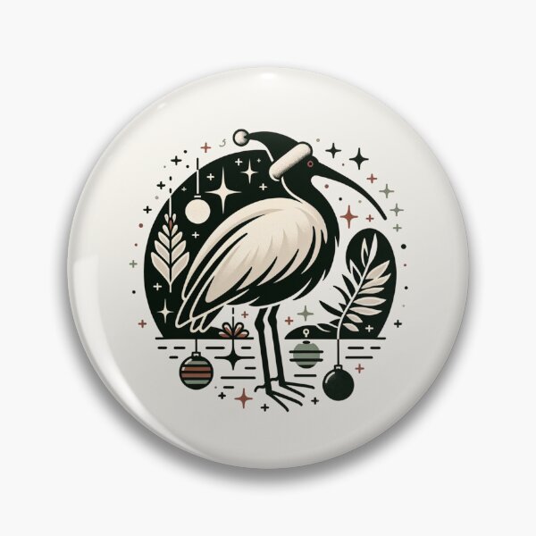 Item preview, Bin Chicken Christmas designed and sold by Retro Travel Design.