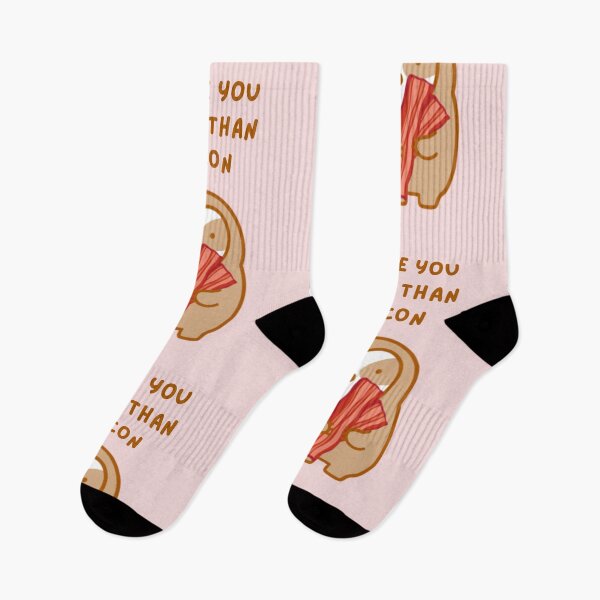 Item preview, I Love You More Than Bacon Sloth  designed and sold by theslothinme.