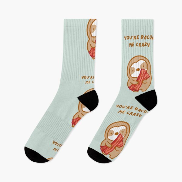 Item preview, You’re Making Me Crazy Bacon Sloth  designed and sold by theslothinme.