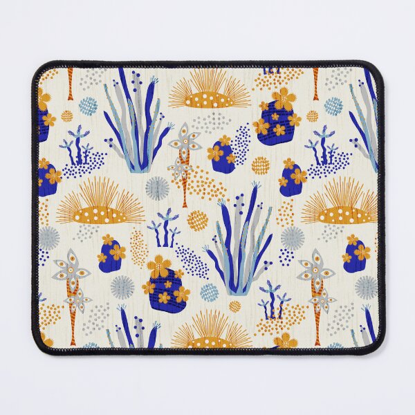 Item preview, Otherworldly Botanicals - light abstract sea life design designed and sold by anzelas.