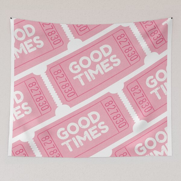 Item preview, Preppy Pink Good Times Ticket Storm designed and sold by clmstudio.