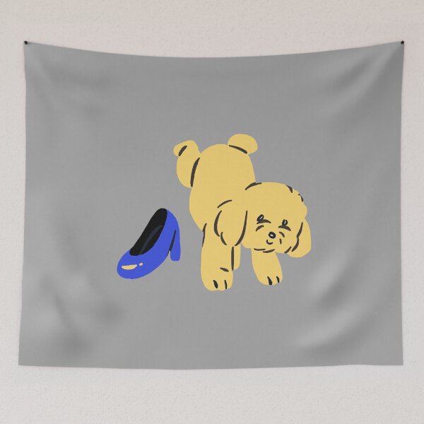 Item preview, Perro jugando con sandalia designed and sold by HenryClinton.