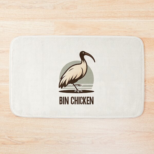 Item preview, Bin Chicken designed and sold by Retro Travel Design.