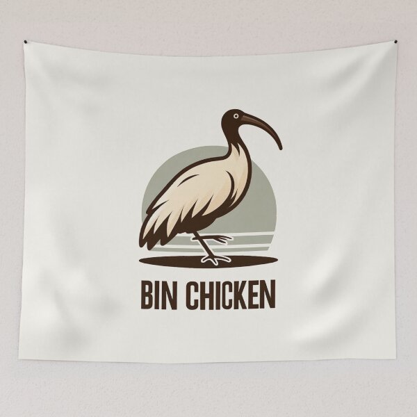 Item preview, Bin Chicken designed and sold by Retro Travel Design.