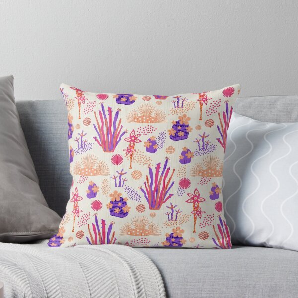 Item preview, Otherworldly Botanicals - light pink abstract sea life design designed and sold by anzelas.