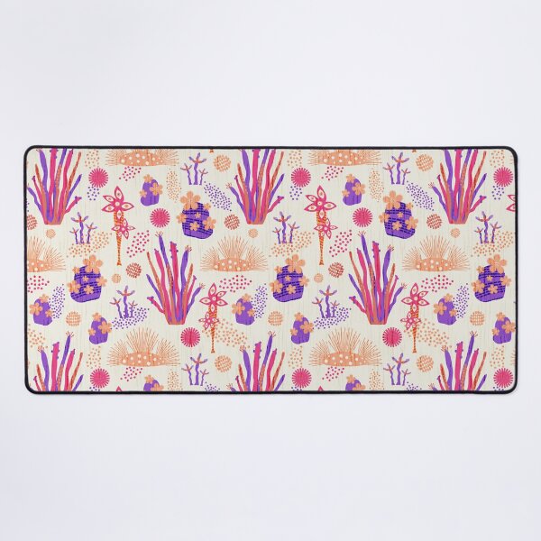 Item preview, Otherworldly Botanicals - light pink abstract sea life design designed and sold by anzelas.