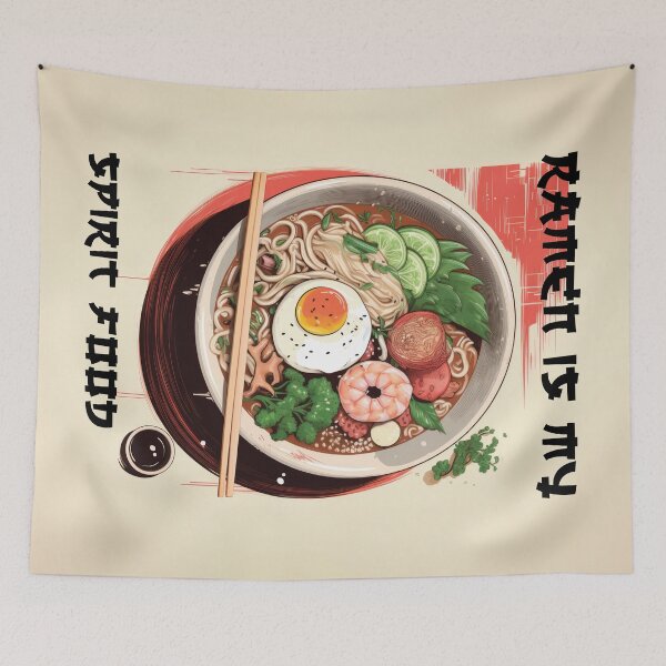 Item preview, Ramen Is My Spirit Food - Japanese Style Ramen Illustration designed and sold by ZedOhEe.