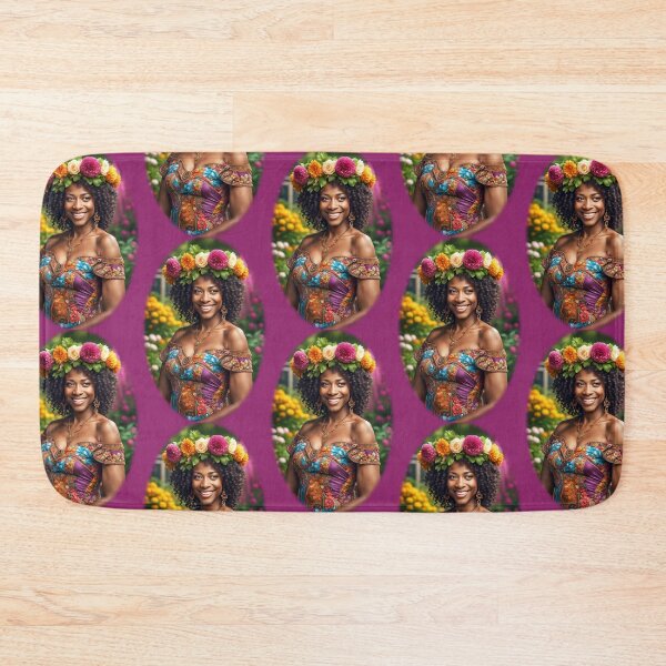 Item preview, NightCafe AI African Woman designed and sold by wolfepaw.