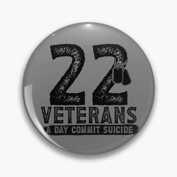 Item preview, 22 Veterans A Day Veteran Suicide Awareness 22 A Day Gear designed and sold by DynamicDesign.